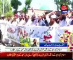 Islamabad: Protest against Geo morning show outside at Lal Mosque