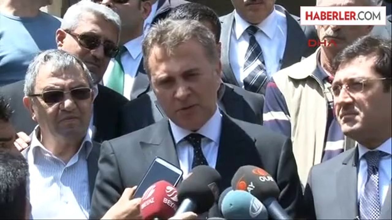 Beşiktaş Spor Kulübü Başkanı Fikret Orman Soma' Da