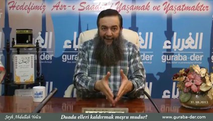 dua ederken elleri  kaldırmak