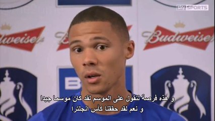 جانب من مؤتمر كيران جيبس قبل لقاء نهائي الكأس ||مترجم