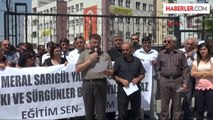 Öğretmenlerden Okul Önünde 'Sürgün' Protestosu