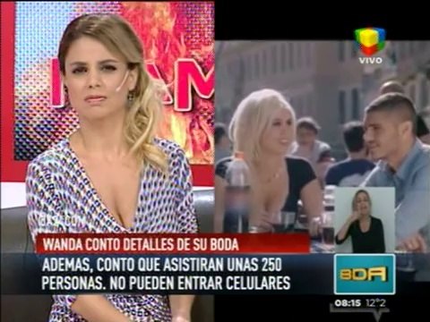 Pronto.com.ar - Detalles boda Wanda Nara