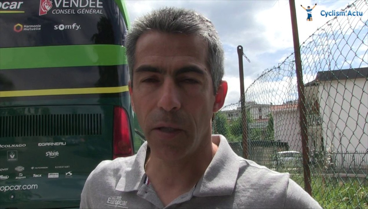 Dominique Arnould, DS Europcar au départ de la 7e étape du Tour d'Italie - Giro d'Italia 2014