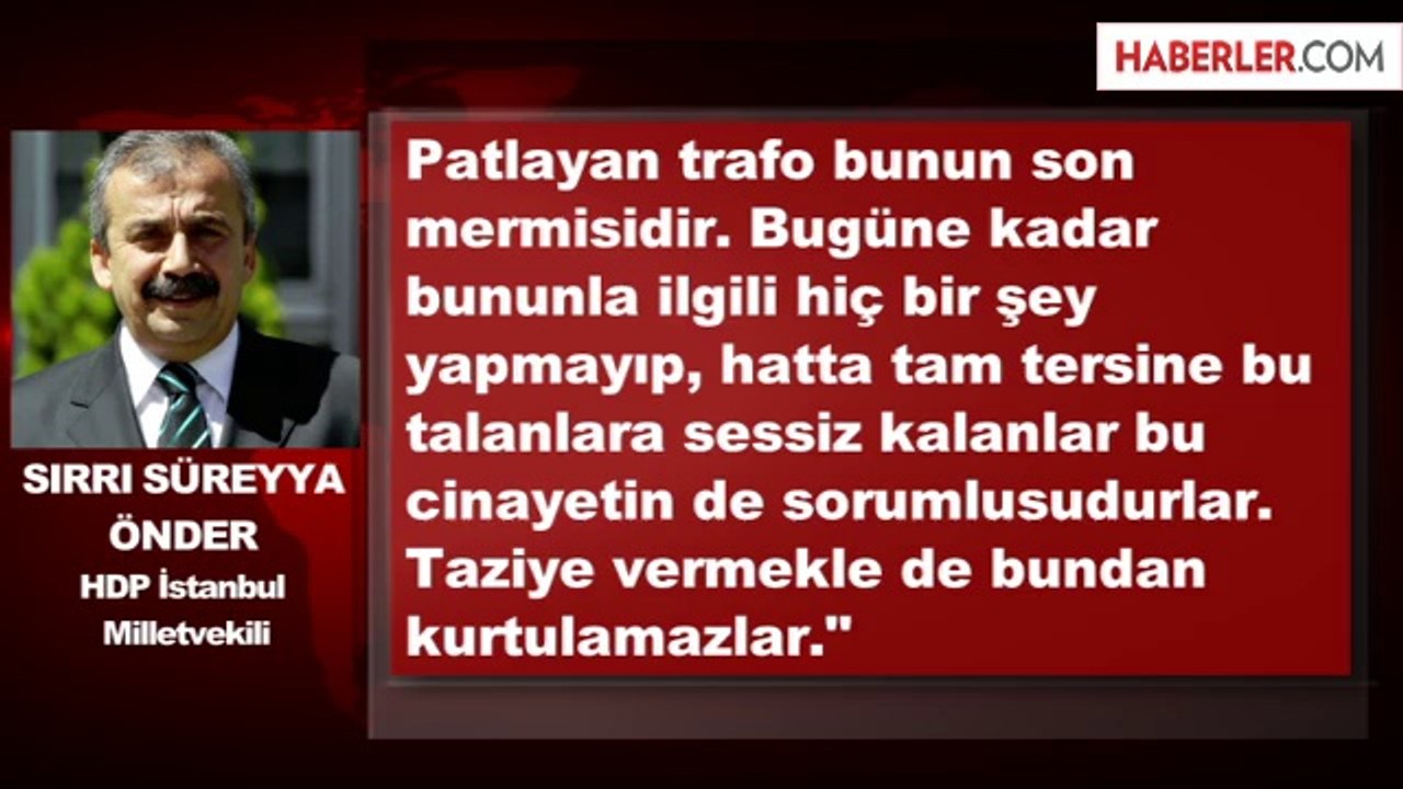 Sırrı Süreyya Önder'den Soma Mesajı