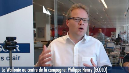 La Wallonie au centre de la campagne : Philippe Henry (ECOLO)