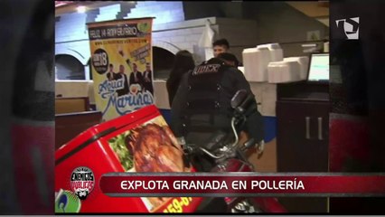 SJL: delincuentes hacen explotar granadas en diversos negocios de empresario