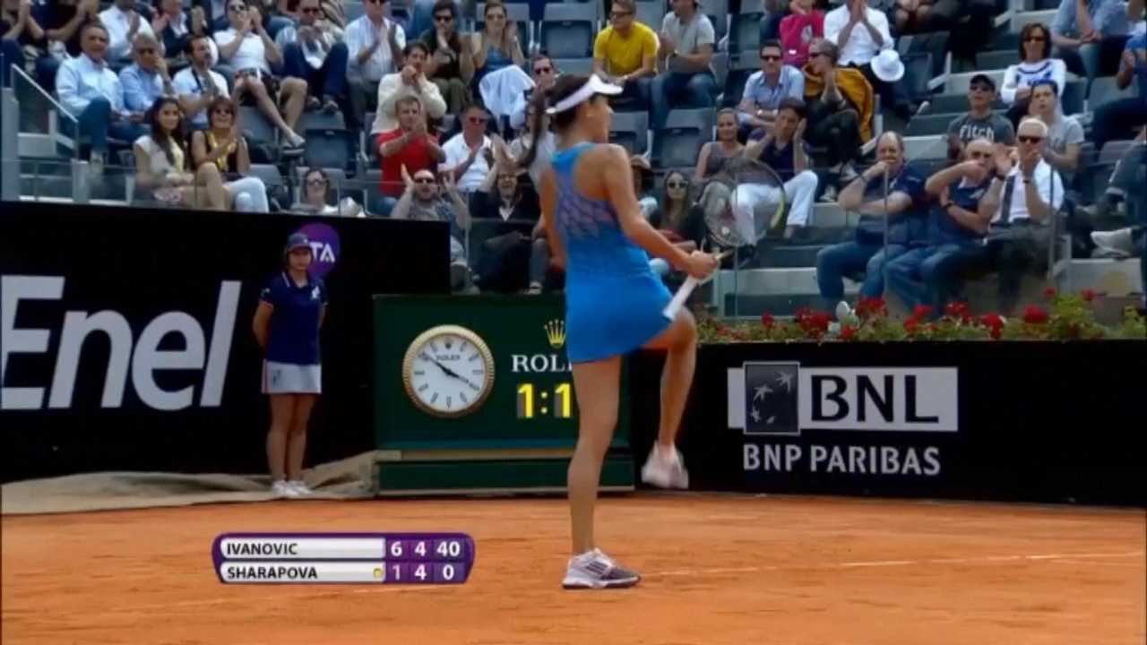 Rom: Ivanovic bricht Sharapova-Bann