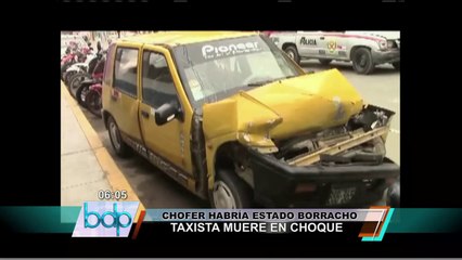 Taxista murió tras chocar contra camión recolector de basura en Chiclayo