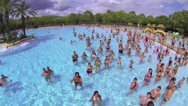 Vue Aérienne Camping Yelloh! Village Mas Sant Josep à Santa Cristina D’Aro - Catalogne - Costa Brava - Méditerranée