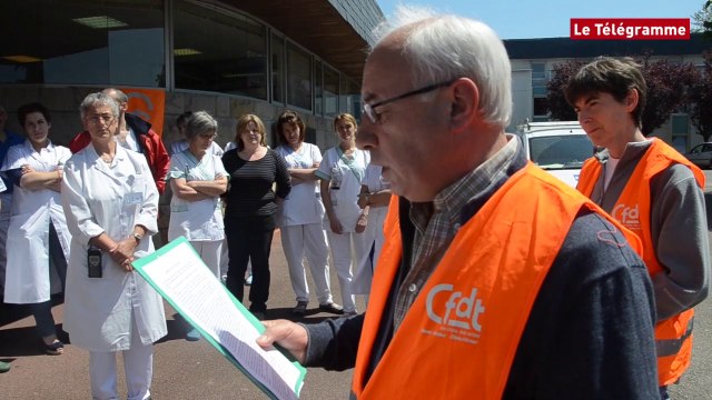 Paimpol. Débrayage à l’hôpital Max-Querrien
