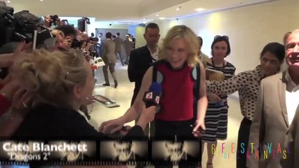 Cate Blanchett et l'équipe de Dragons 2 crachent des flammes sur la Croisette