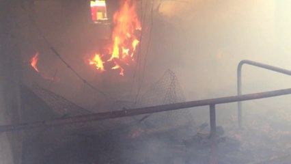 Incendie à Saint-Maurice-de-Lignon