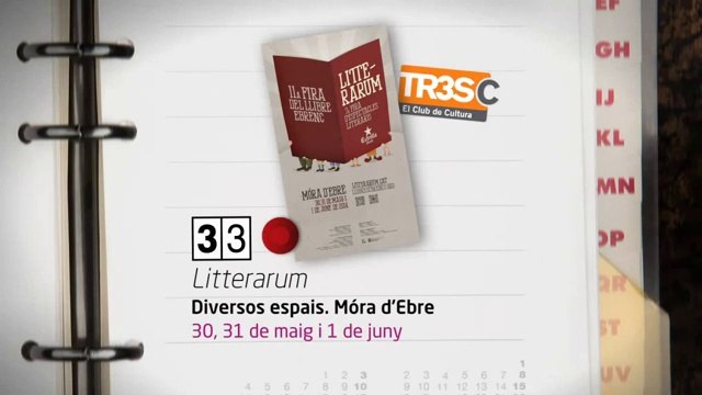 TV3 - 33 recomana - Litterarum. Móra d'Ebre