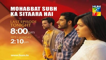 Mohabbat Subah ka Sitara Last Episode Promo HUM TV Drama
