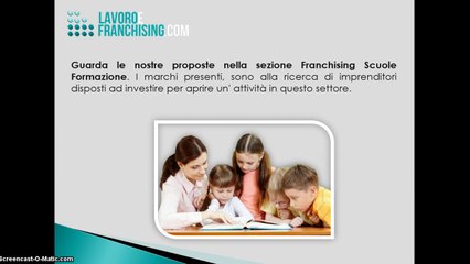 Franchising Formazione e Scuole