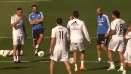 Cristiano Ronaldo umiliato in allenamento da Gareth Bale