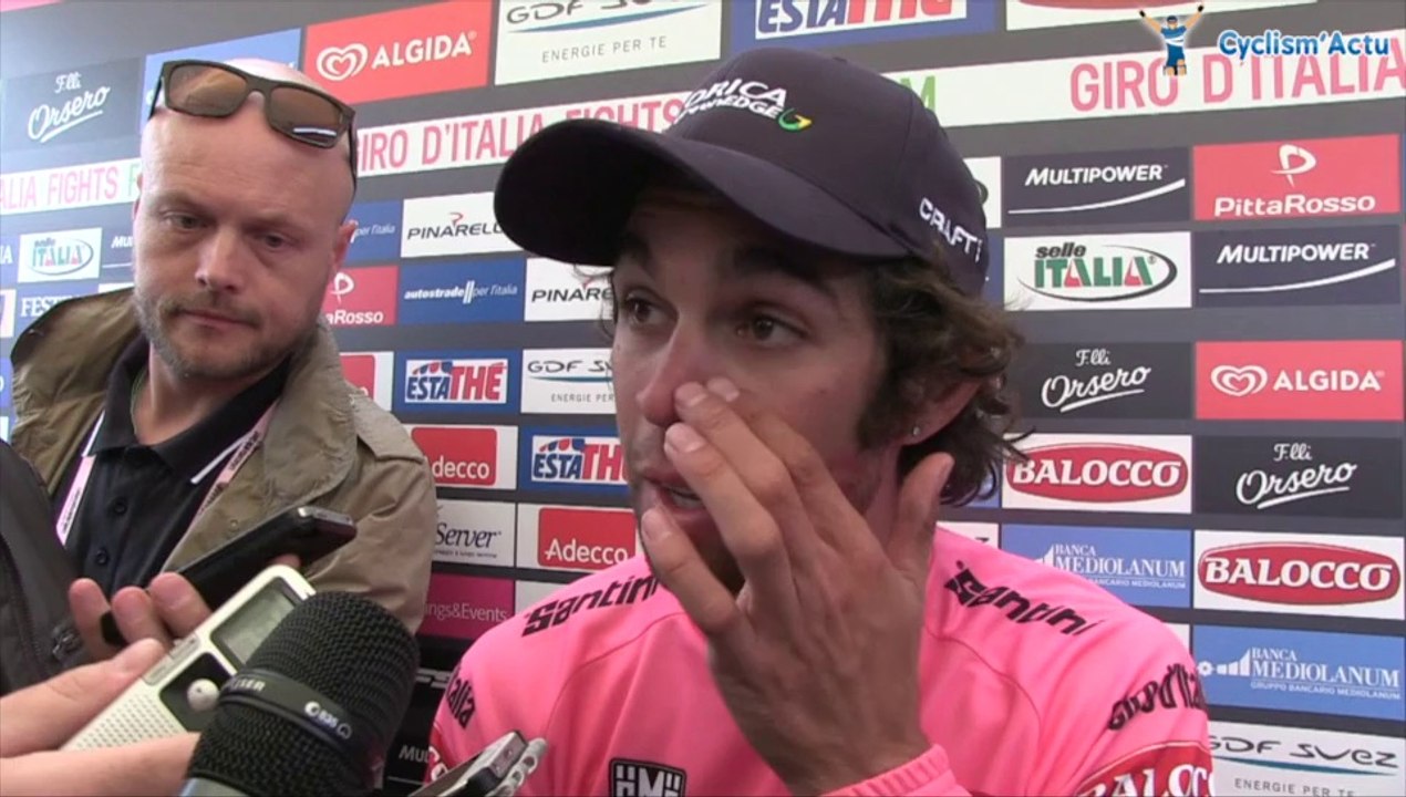 Michael Matthews, maillot rose de la 7e étape du Tour d'Italie - Giro d'Italia 2014