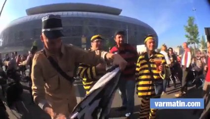 RCT - Racing: l'ambiance monte devant le stade