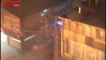 Yüksekova'da polis aracı ateşe verildi