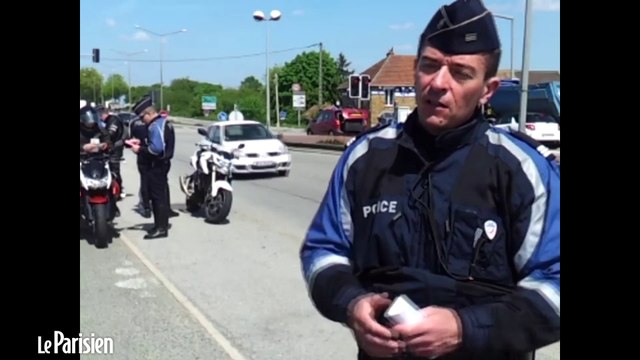 Opération contrôle sur la route du Grand Prix de France moto