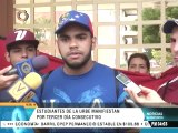 Estudiantes de Urbe protestan en rechazo a la represión policial