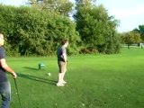 Jordan Greenberg golfing