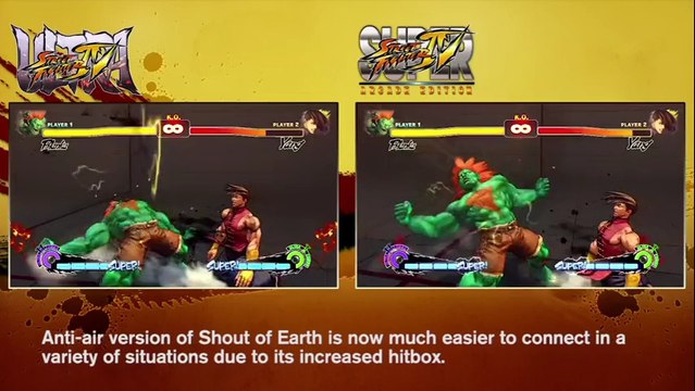 Ultra Street Fighter 4 - Les changements apportés à Blanka