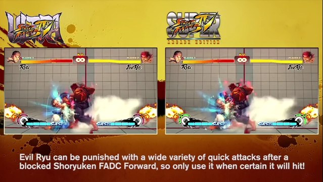 Ultra Street Fighter 4 - Les changements apportés à Evil Ryu