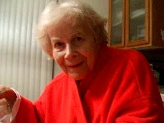 Felicia telling me to eat more food