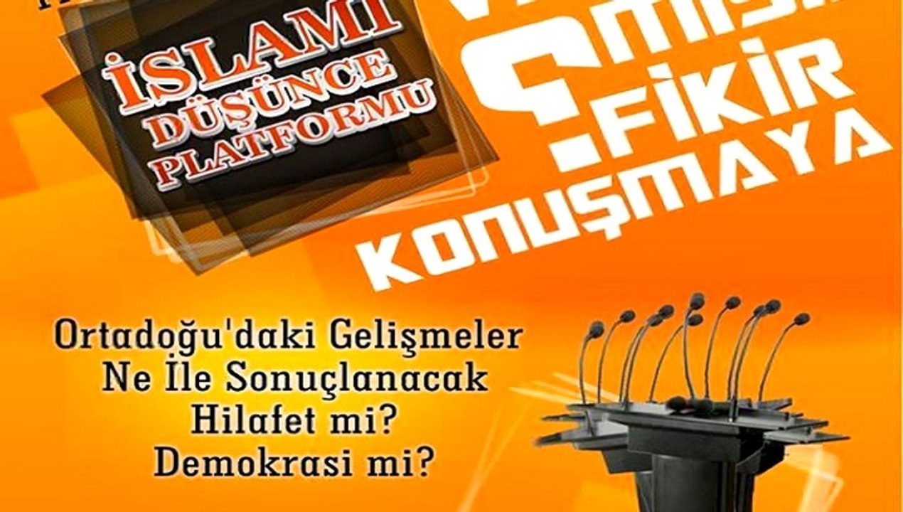 İslami Düşünce Platformu/Münazara FİNAL