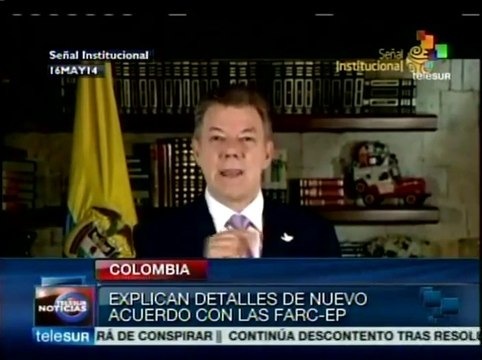 Santos saluda nuevo acuerdo alcanzado por su gobierno y las FARC