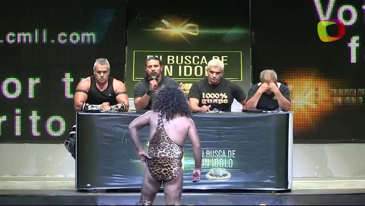 Cavernario vs Soberano Jr. in a En Busca de un Idolo match