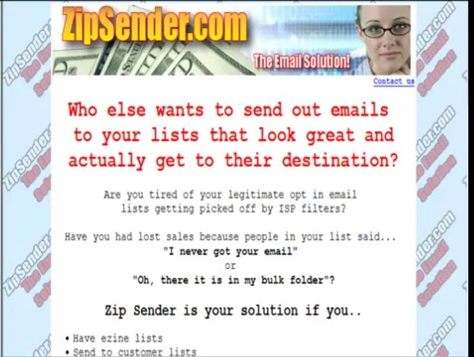 ZipSender-Editing - Video 3 -Setting Up Your List