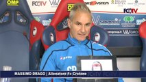 Juve Stabia-Crotone, Massimo Drago in conferenza
