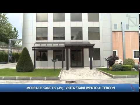 Morra De Sanctis, Caldoro visita lo stabilimento Altergon (16.05.14)