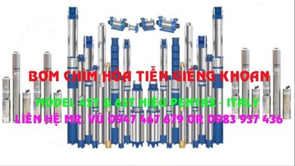 Bán bơm chìm hỏa tiễn Italy 4ST 10-7///1Hp(0.75kw)