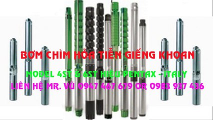 Bán bơm chìm hỏa tiễn Italy 4ST 10-10///1.5Hp(1.1kw)
