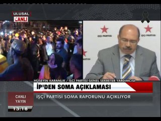 İŞÇİ PARTİSİ'NDEN SOMA AÇIKLAMASI