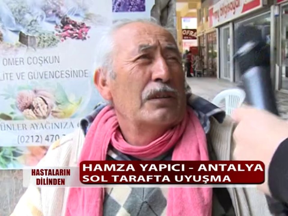 SOL TARAFTA UYUŞMA HASTALIĞI VARDI ŞİFALI BİTKİLERİ KULLANDI