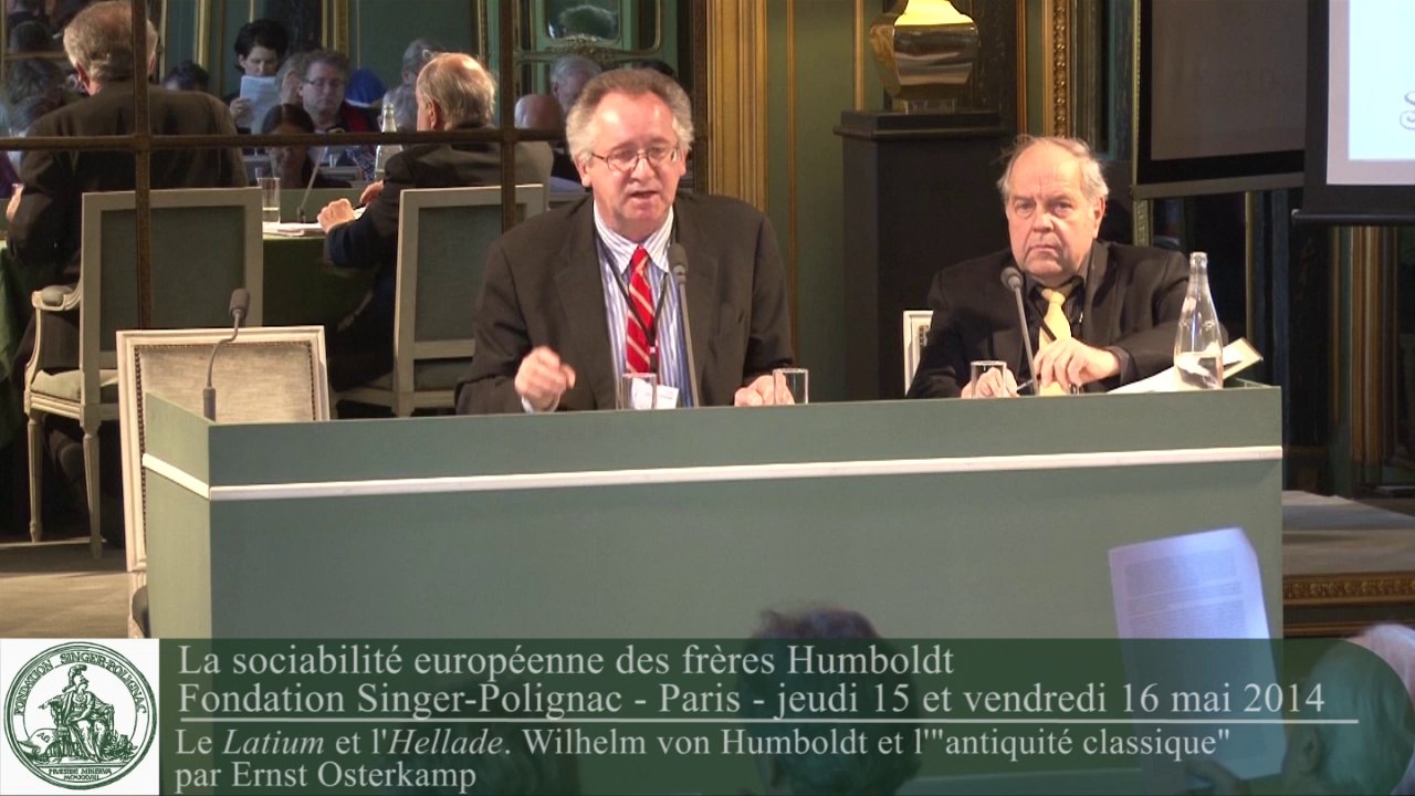 Le Latium et l'Hellade. Wilhelm von Humboldt et l''Antiquité classique' par Ernst Osterkamp