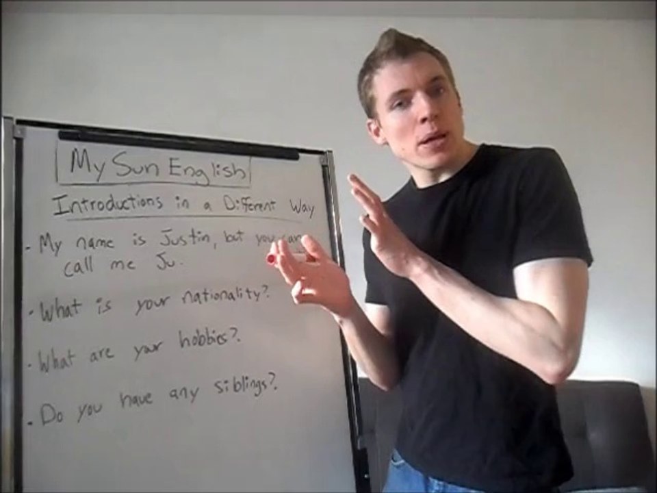 English lesson - Introductions in a Different Way