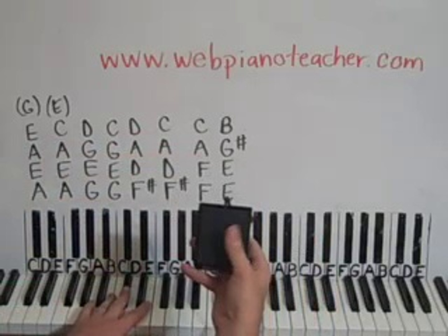 Classic Rock Piano Lesson - Guitar On The Piano - Lesson 30