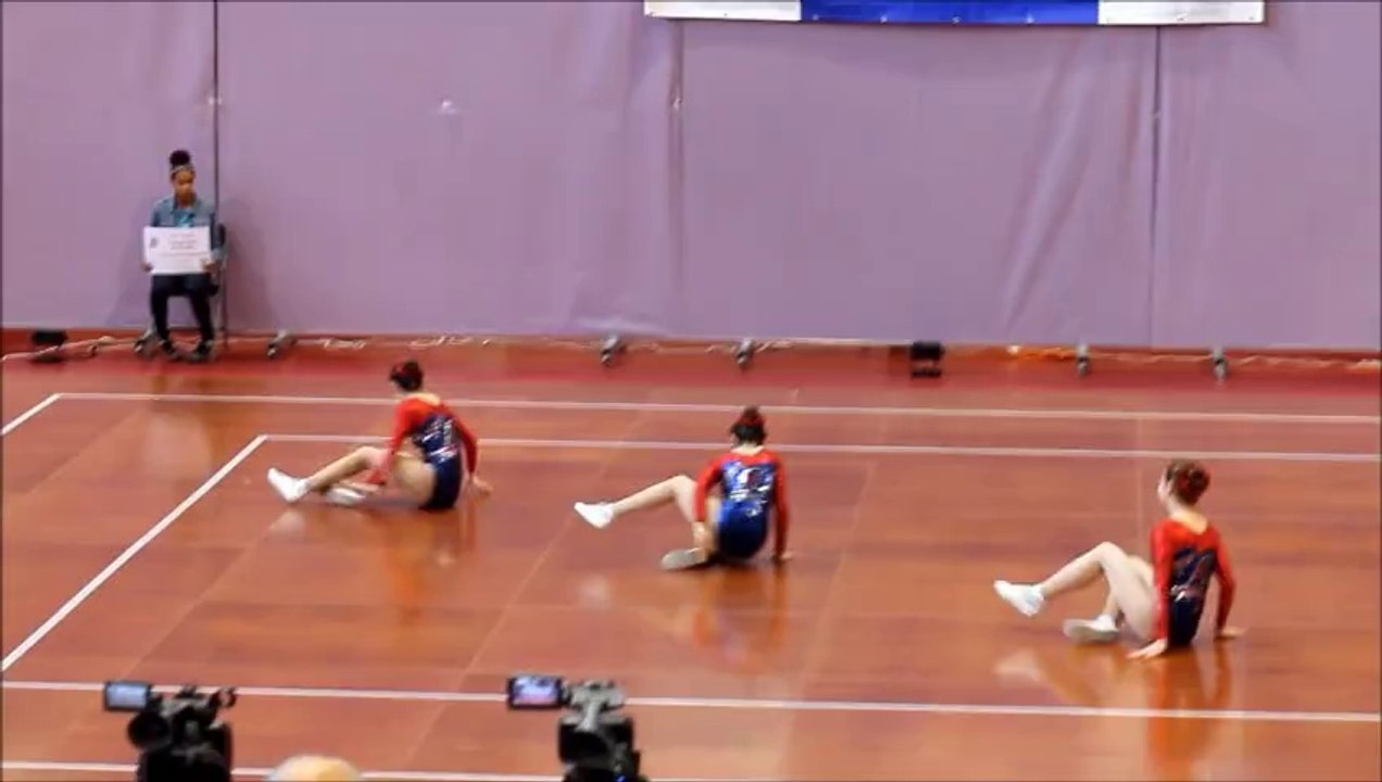 UNSS Aerobic trio excellence Championnat de France 2014