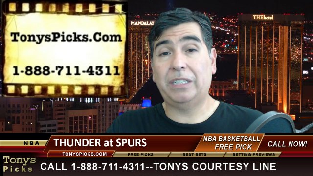 San Antonio Spurs vs. Oklahoma City Thunder Pick Prediction NBA Pro Basketball Playoffs Game 1 Odds Preview 5-19-2014