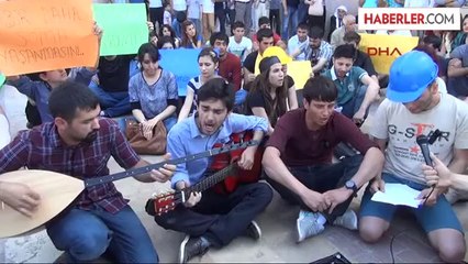 Şanlıurfa'da Öğrencilerden Soma Protestosu