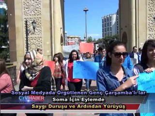 Genç Çarşamba'lı ların Gündemi "SOMA" Sosyal Medyada Örgütlendiler