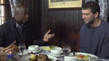 Andrew Luck grabs a bite in Munich, Germany