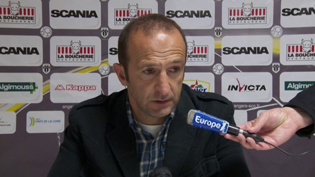 Conférence de presse Angers SCO - FC Istres (1-0) : Stéphane MOULIN (SCO) - Frédéric ARPINON (FCIOP) - 2013/2014