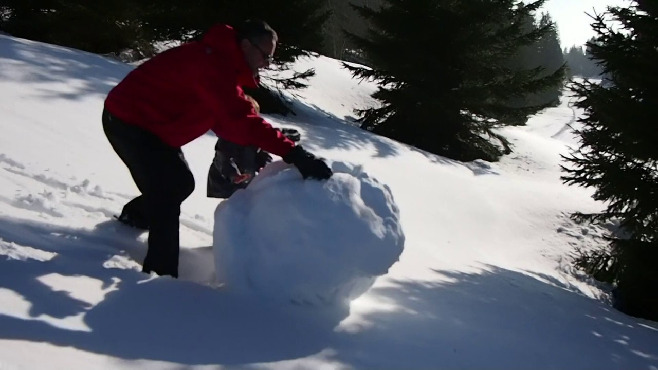 A la neige