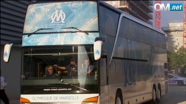 L'arrivée des Olympiens au Vélodrome (OM-Guingamp)